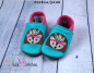 Preview: Lederpuschen Boho Igel 1